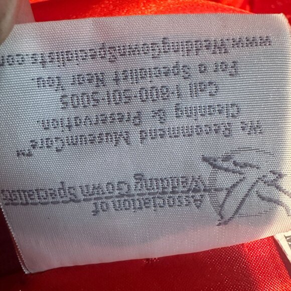 Elegant Red Beaded Waist Prom Skirt Moon Light Size 2 Pleated Tulle Underskirt - Picture 8 of 8